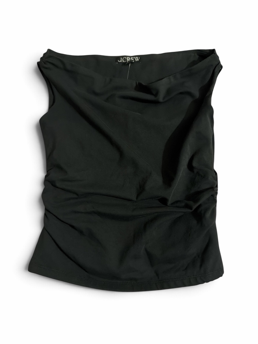 NWT J. Crew Off-the-shoulder tank top in stretch cotton blend